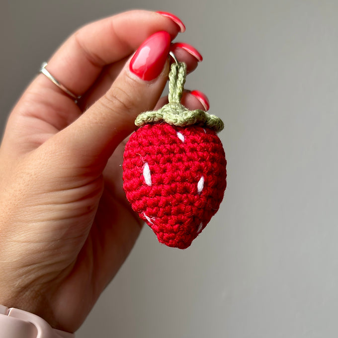 Porte-clés fraise