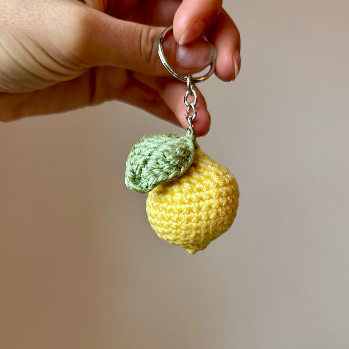 Porte-clés citron