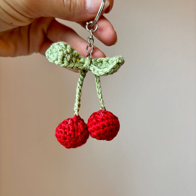 Porte-clés cerise