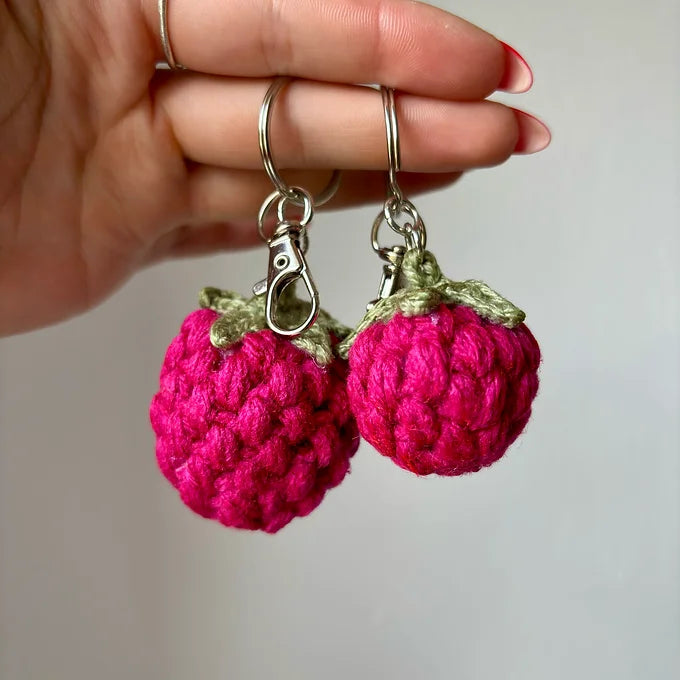 Porte-clés framboise