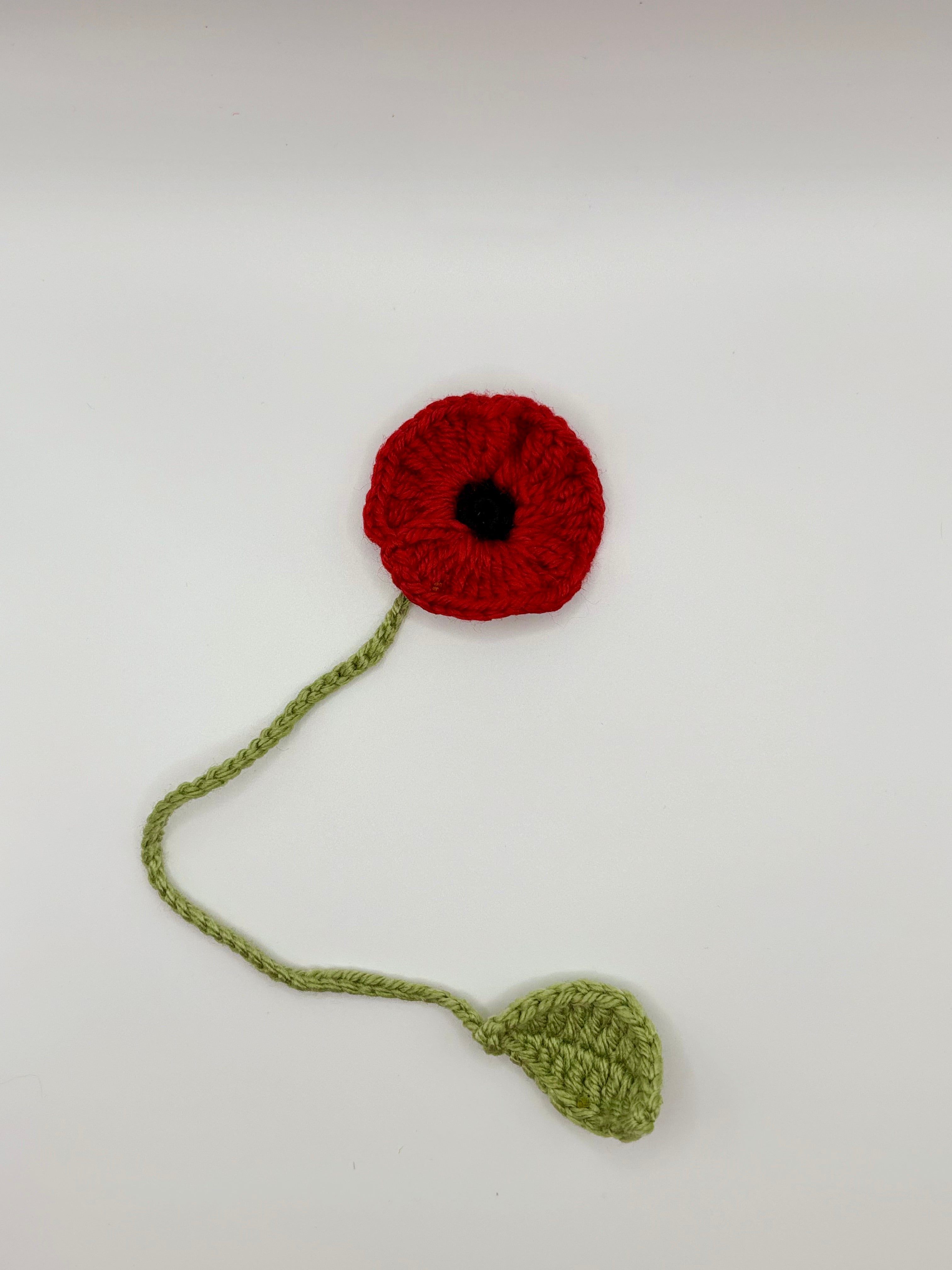 Marque-pages coquelicot