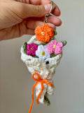 Porte-clés bouquet de fleurs