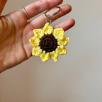 Porte-clés tournesol